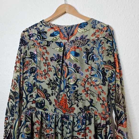 Adore Paisley Velvet Burnout Dress - Picture 5 of 11